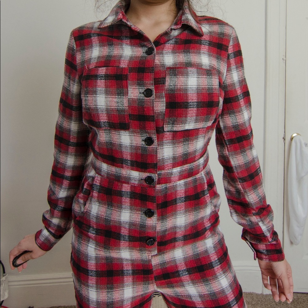 Emory Park Plaid Jumpsuit